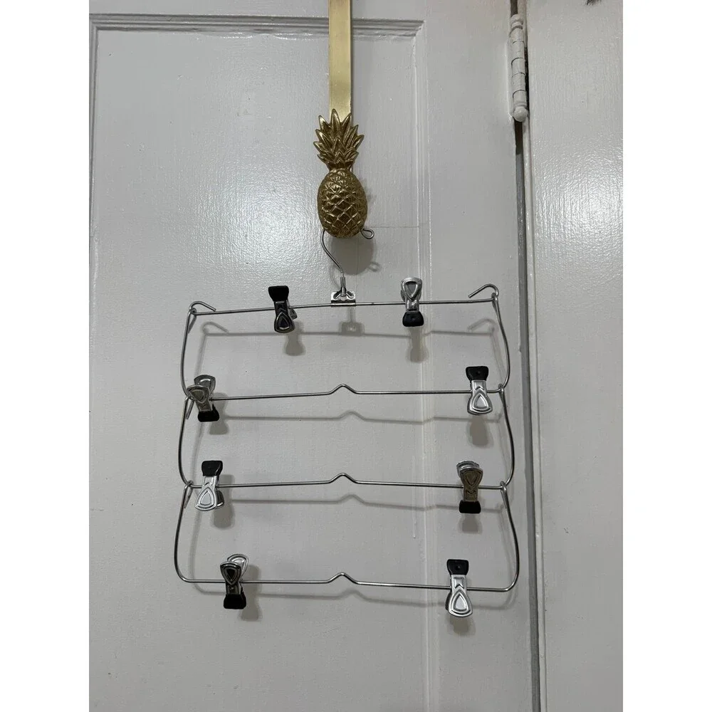 Multi-Tier Metal Skirt & Pants Hanger Organizer
